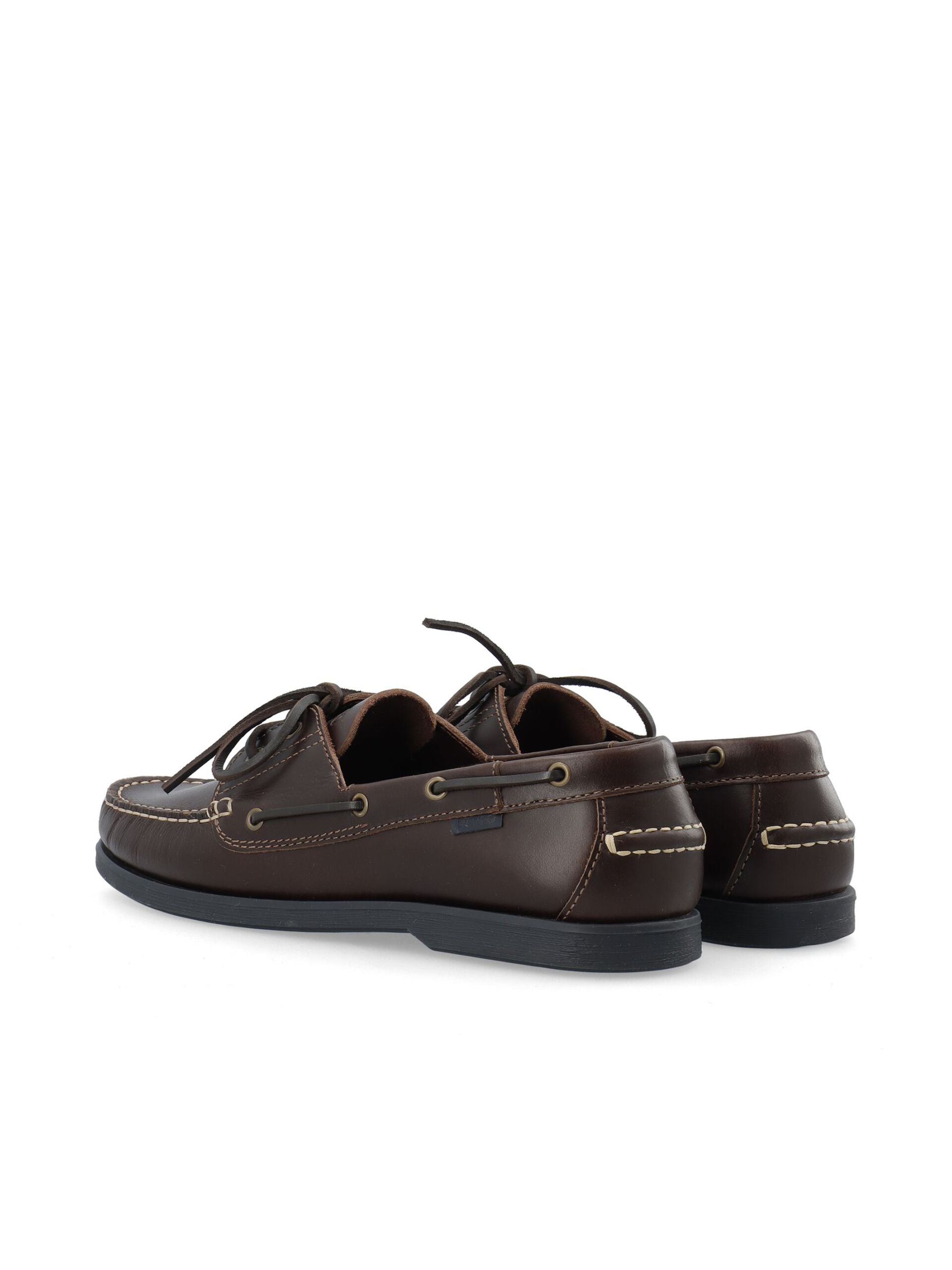 WHITE - BIAIBIZA Boat Shoe Pull Up Leather