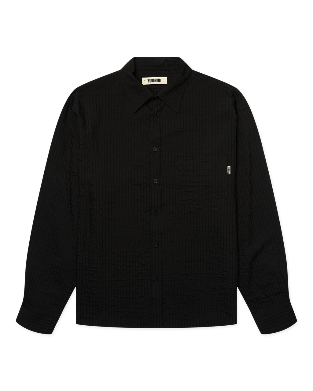 WOODBIRD -  Woodbird WBBuzo Tian Shirt Shirts Black