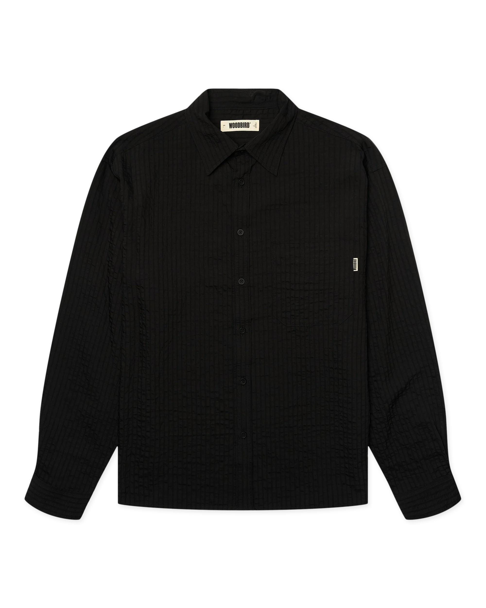 WOODBIRD - Woodbird WBBuzo Tian Shirt Shirts Black