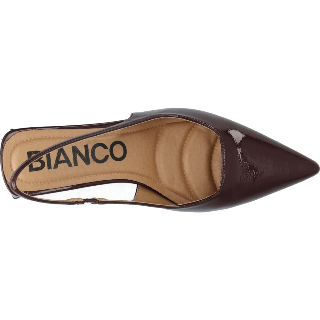 WHITE - BIAMARALYN Slingback Patent