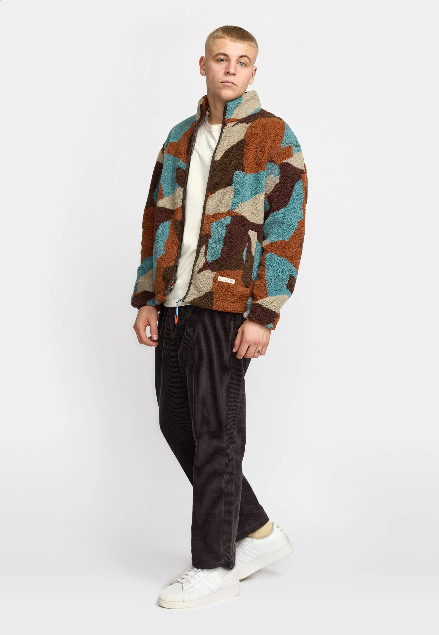 REVOLUTION - Printed Teddy Jacket 7023