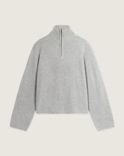 WOODBIRD - fang half zip knit