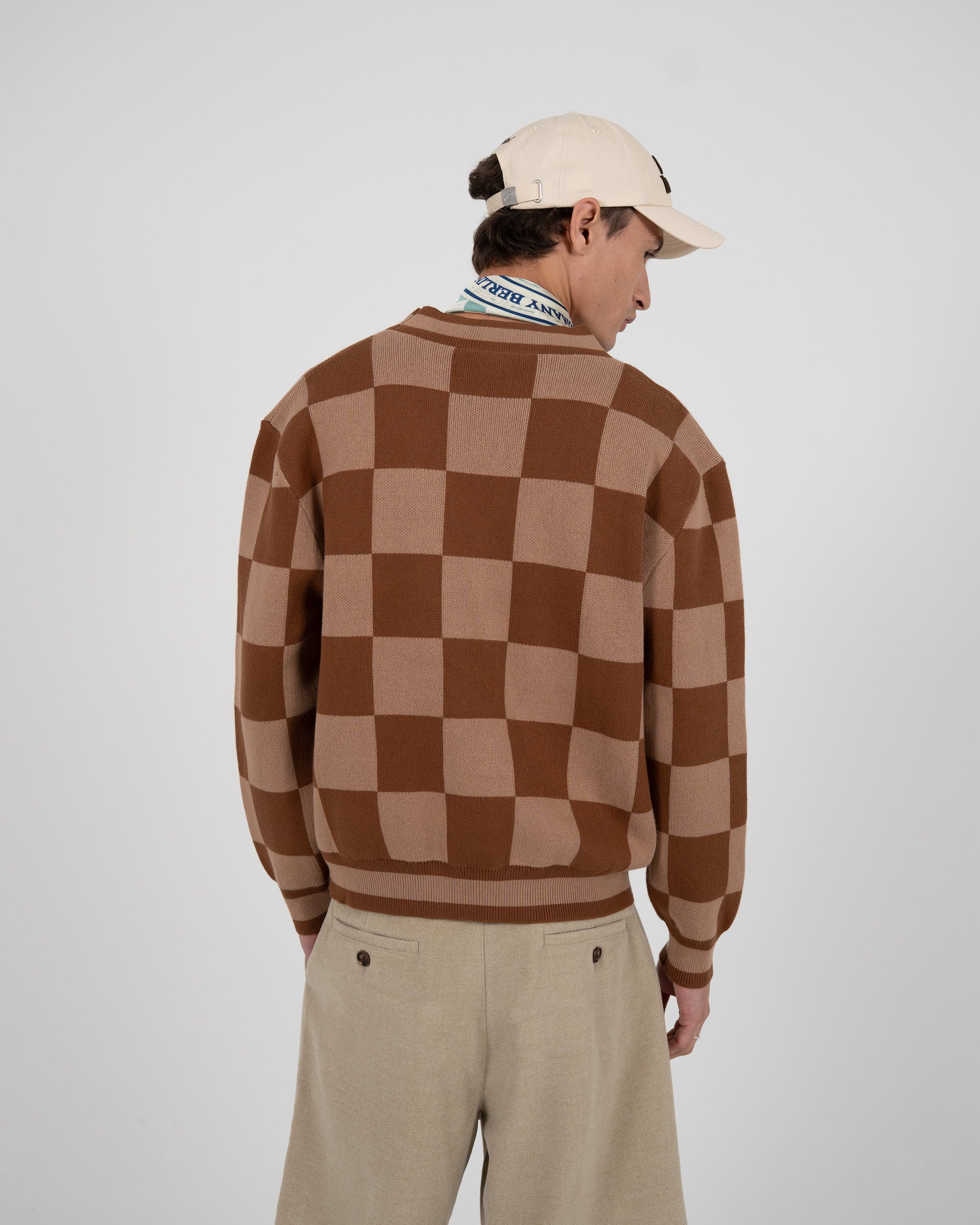 PROHIBITED - Victory Cardigan Brown