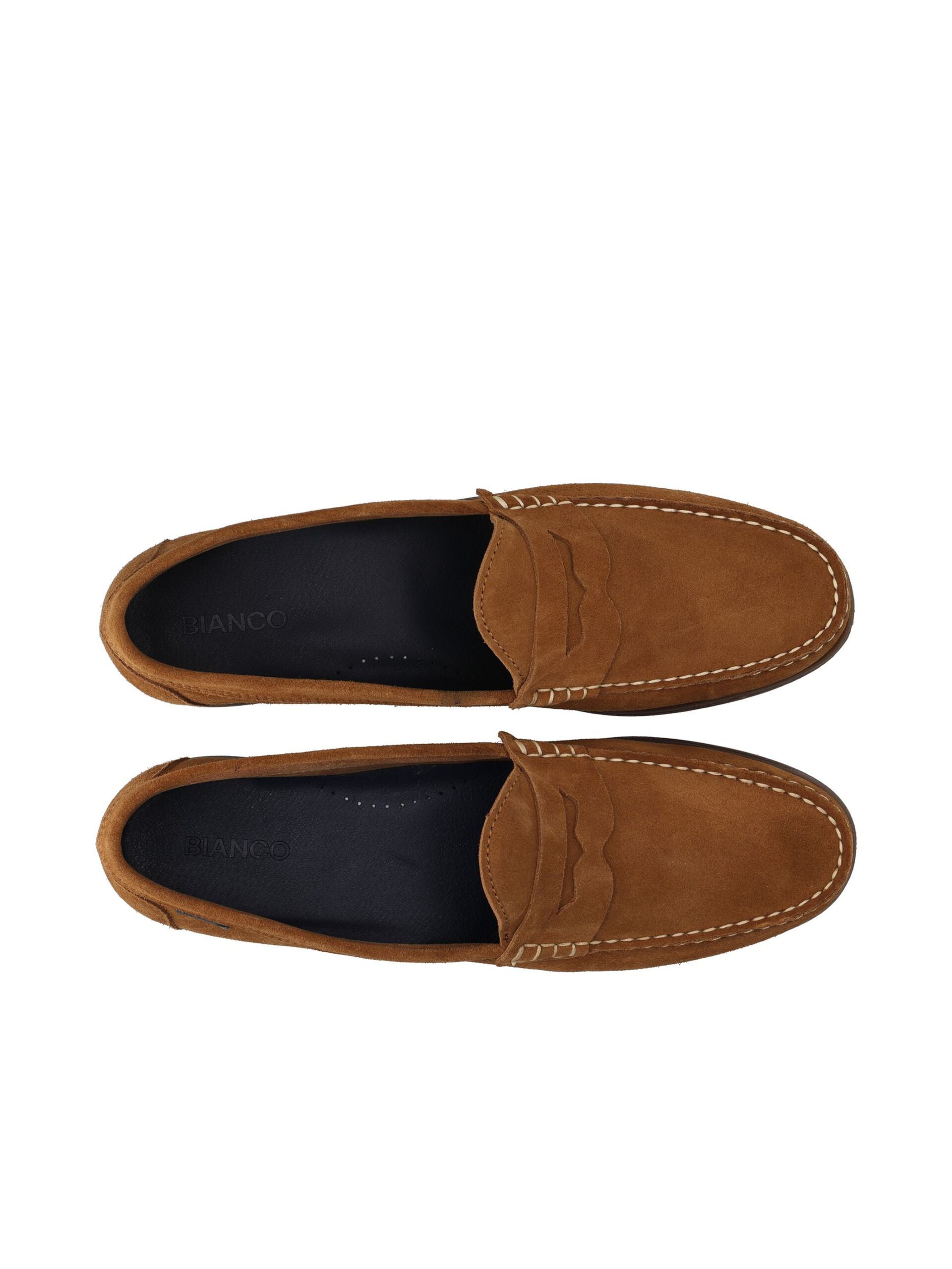 WHITE - BIAIBIZA Suede loafer