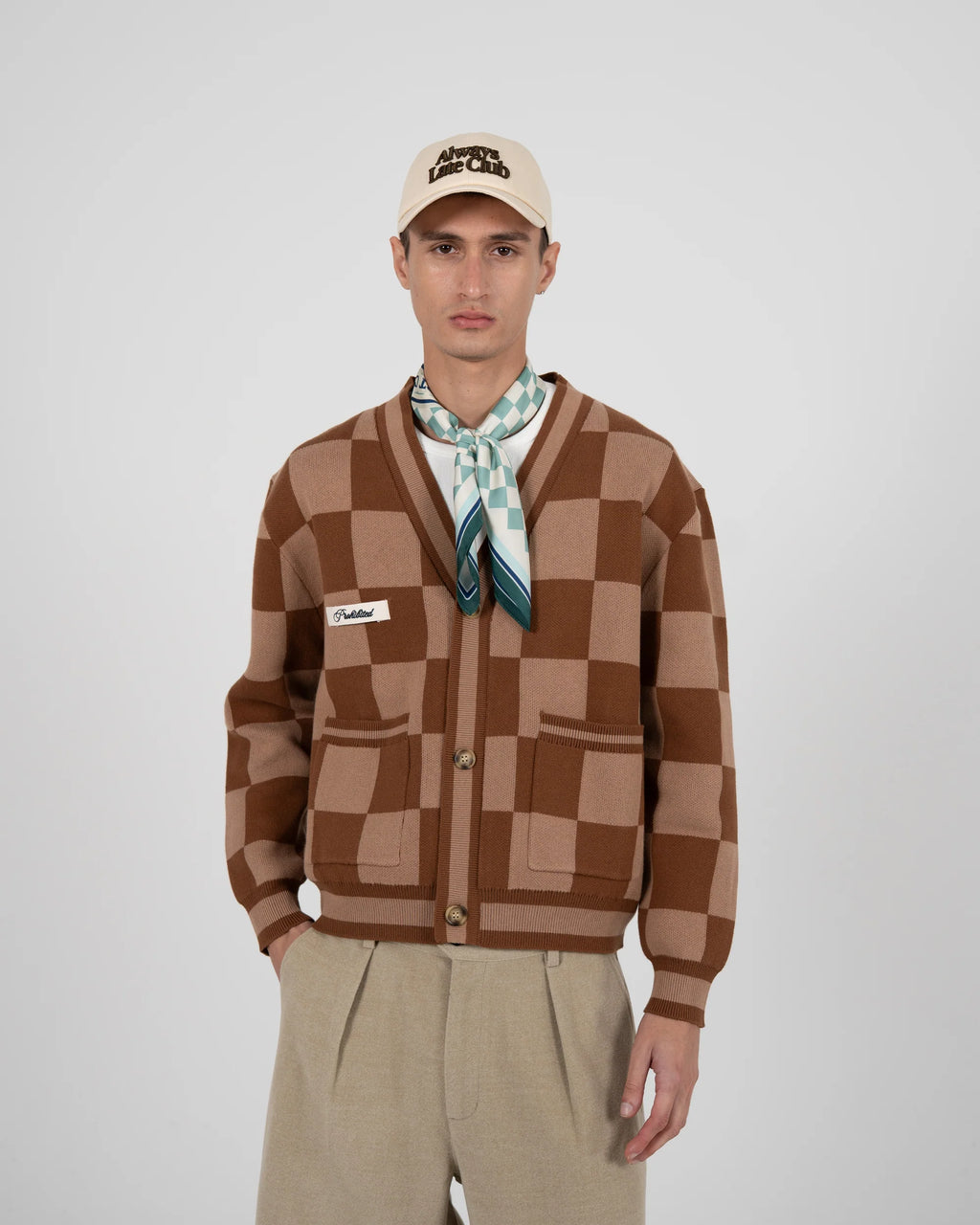 PROHIBITED - Victory Cardigan Brown