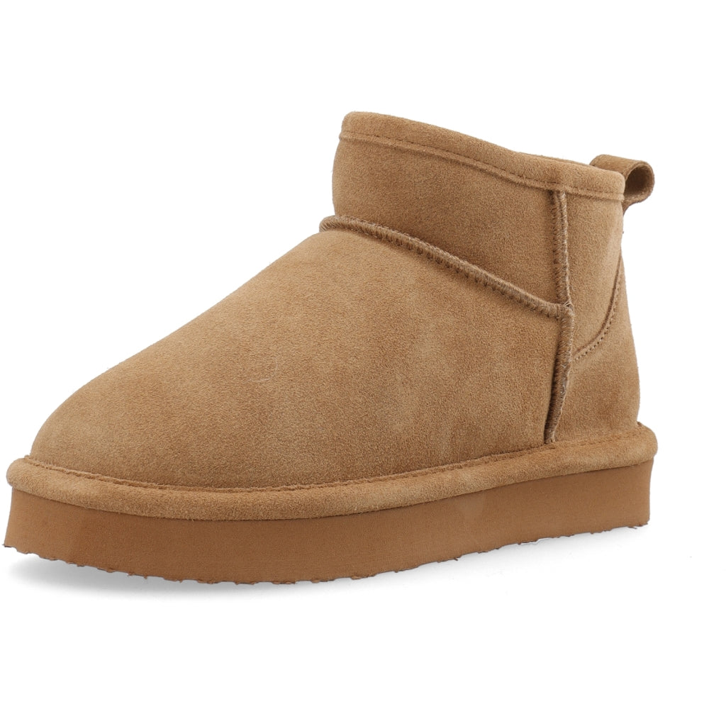 WHITE - BIASNOW Flatform Ankle Boot Suede