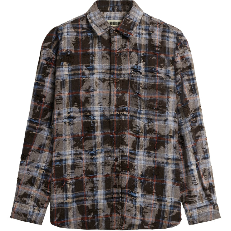 WOODBIRD - jong ripped shirt