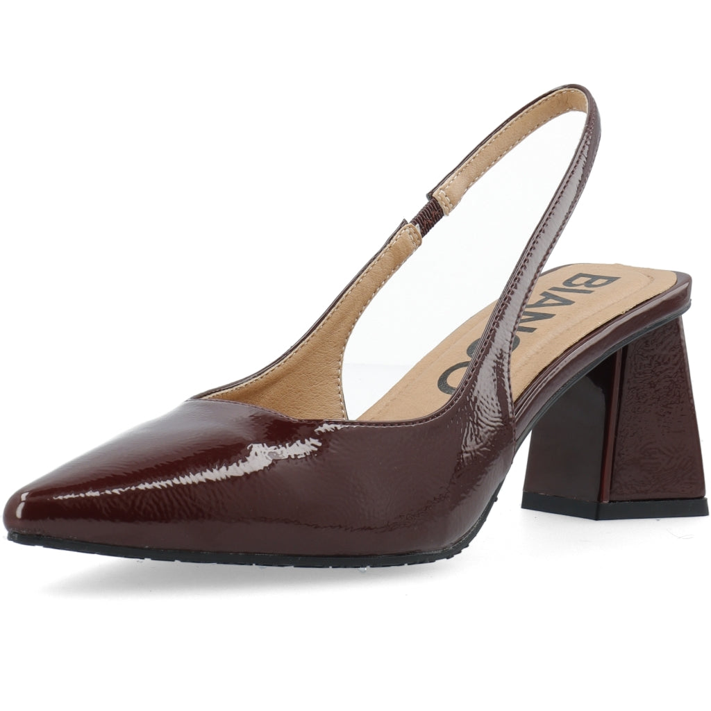 WHITE - BIAMARALYN Slingback Patent