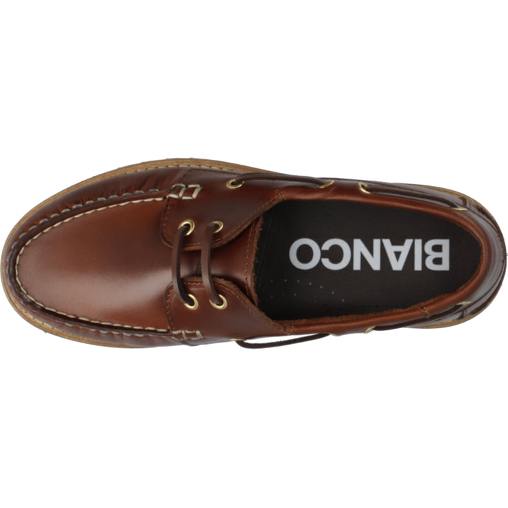 BIANCO - BIACAPRI Boat Shoe Pull Up Leather
