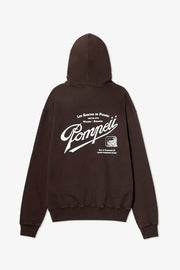 POMPEII - SWEATSHIRTS MAN SABONS DE POMPEII DARK CHOCOLATE REGULAR HOODIE