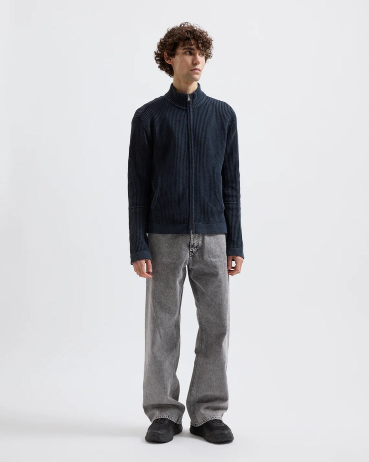 BRIXTOL TEXTILES - SEVEN MIDNIGHT BLUE WOOL