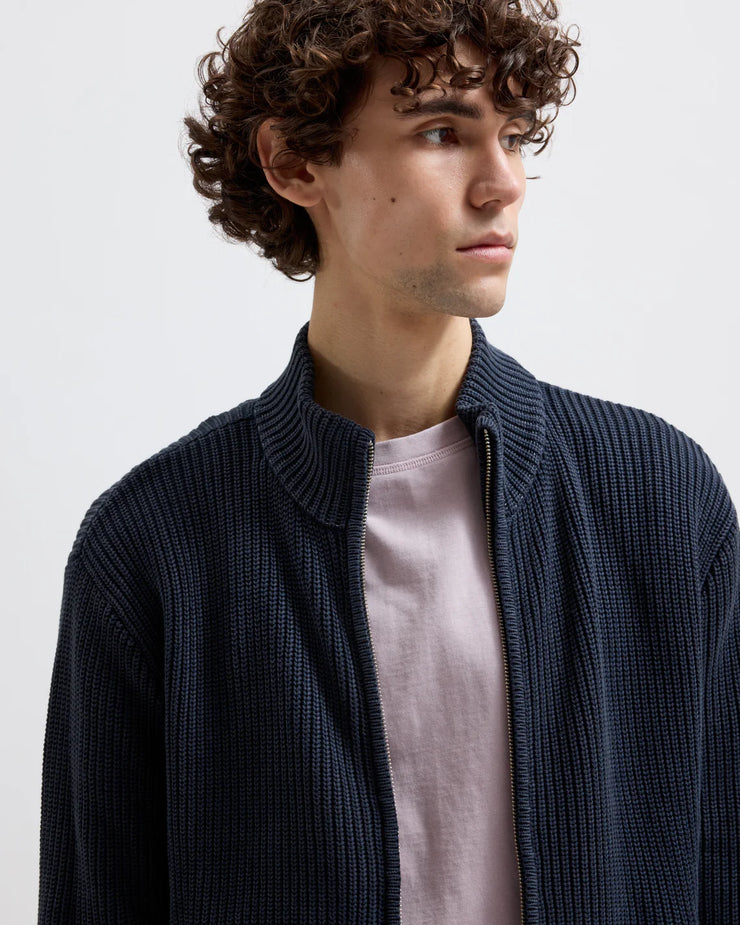 BRIXTOL TEXTILES - SEVEN MIDNIGHT BLUE WOOL