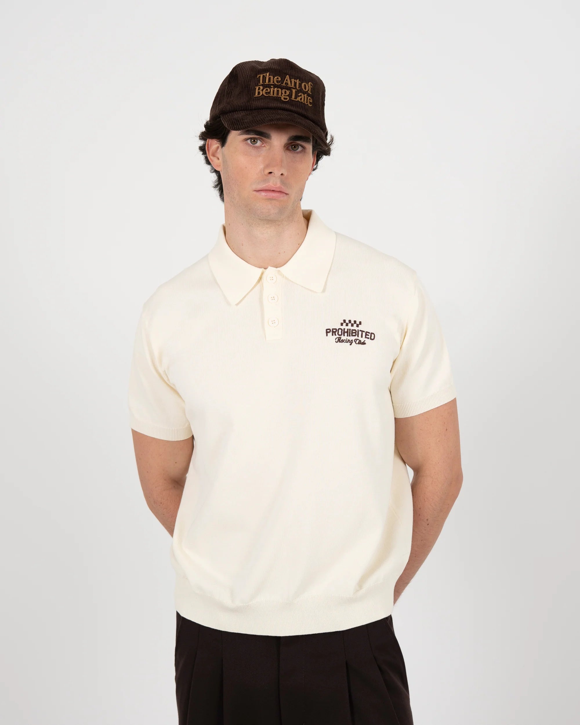 PROHIBITED - Speedtrap Polo Off-White