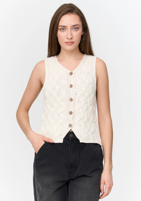 24COLOURS - VEST WHITE