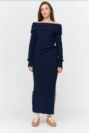 24COLOURS - SKIRT BLUE