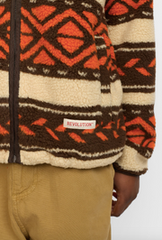 REVOLUTION - PRINTED TEDDY JACKET 7021