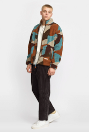 REVOLUTION - PRINTED TEDDY JACKET 7023