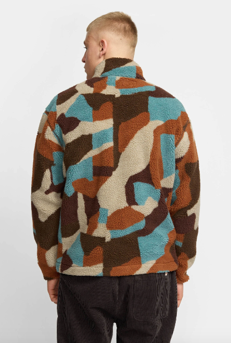 REVOLUTION - PRINTED TEDDY JACKET 7023