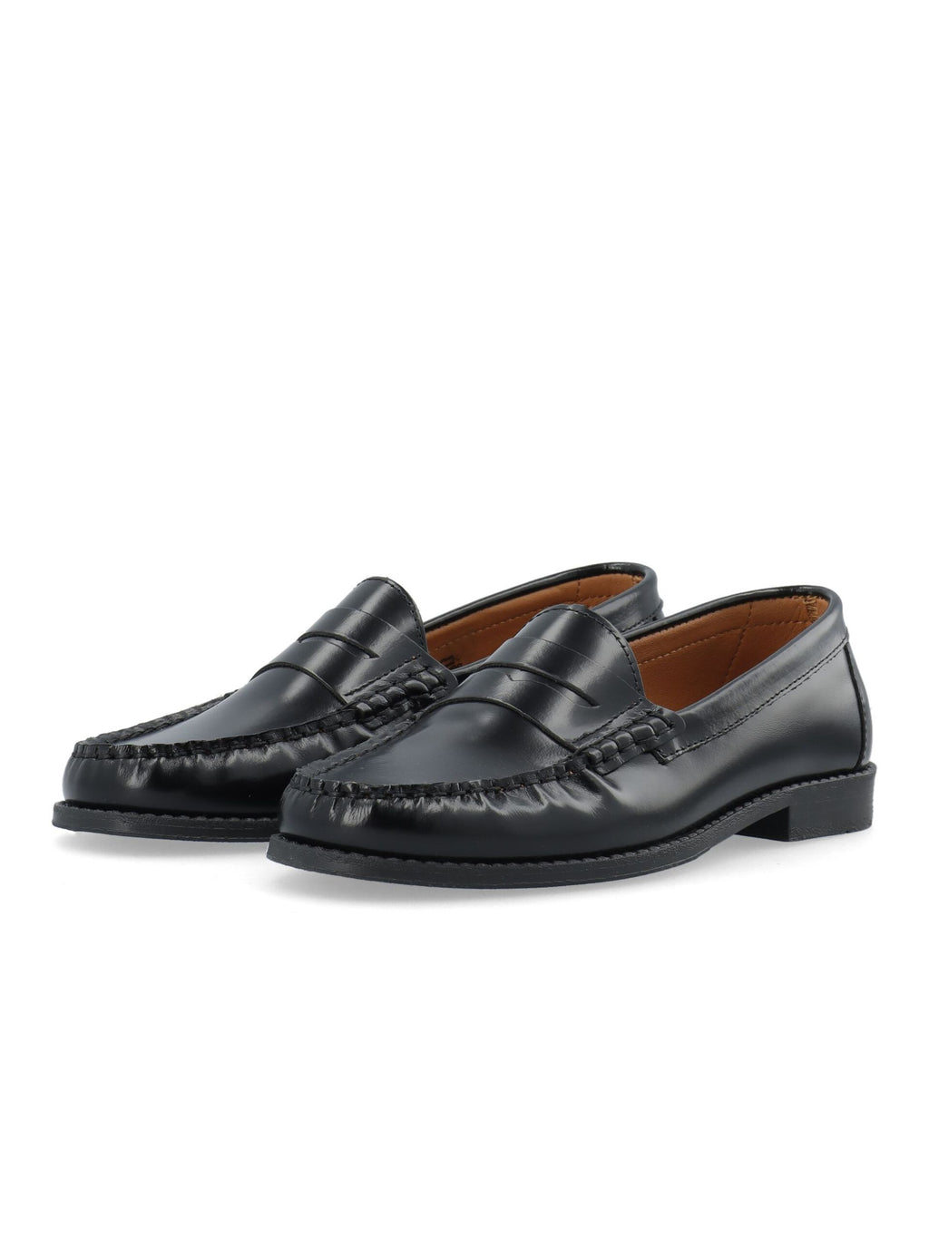 WHITE - BIAPOP polished penny loafer