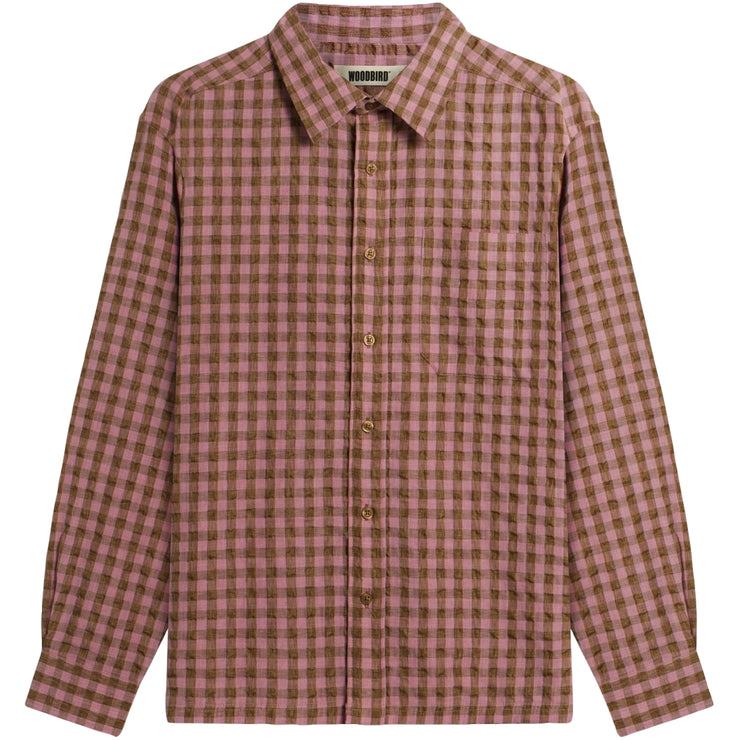 WOODBIRD - buzo ruffel shirt