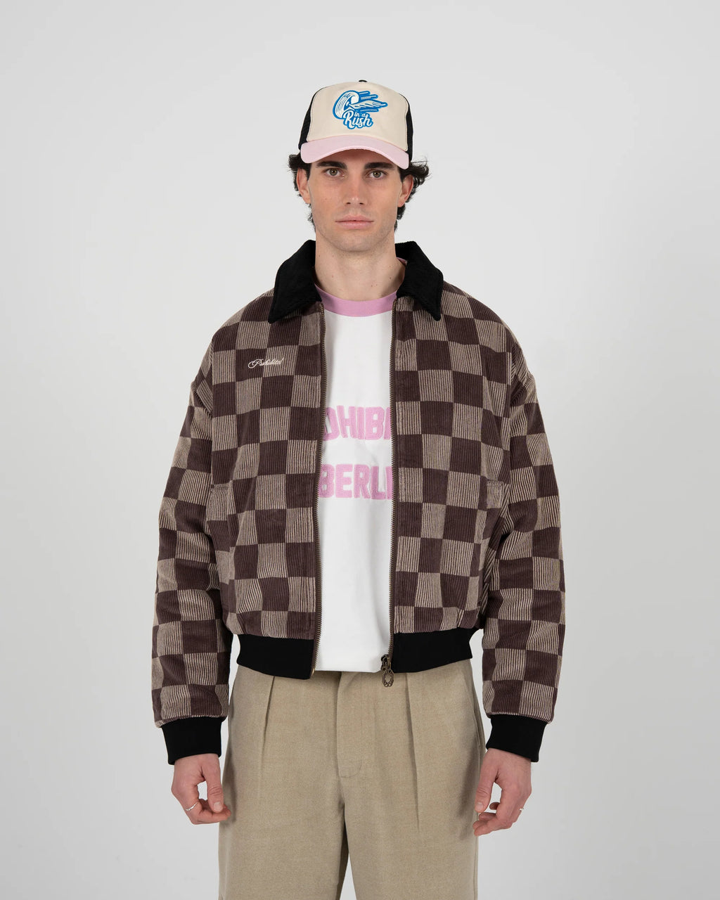 PROHIBITED - Intercooler Bomber Jacket Brown