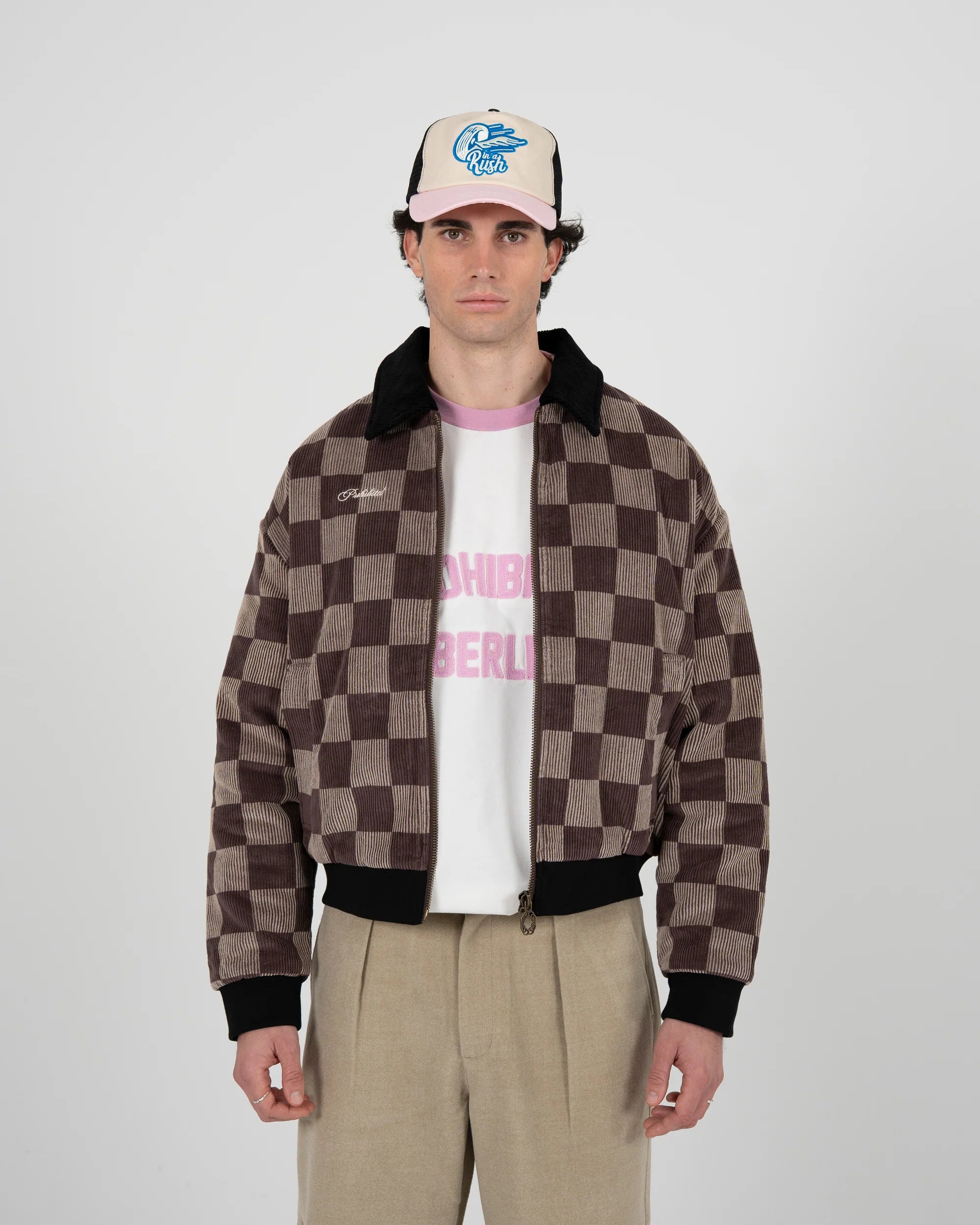 PROHIBITED - Intercooler Bomber Jacket Brown