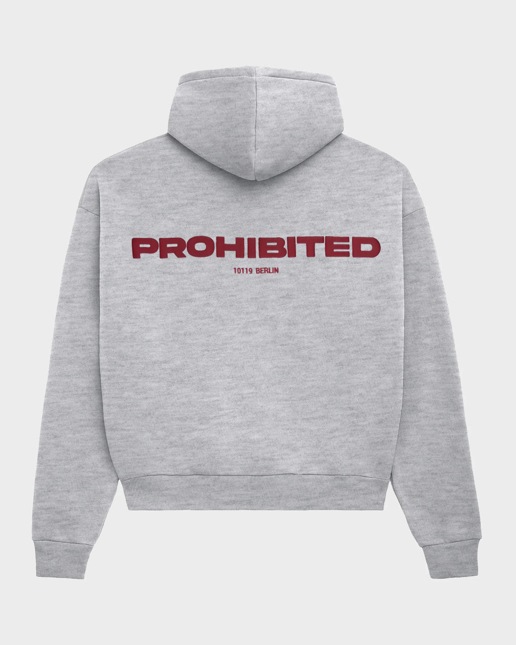 PROHIBITED - 10119 Zip-Hoodie Grey