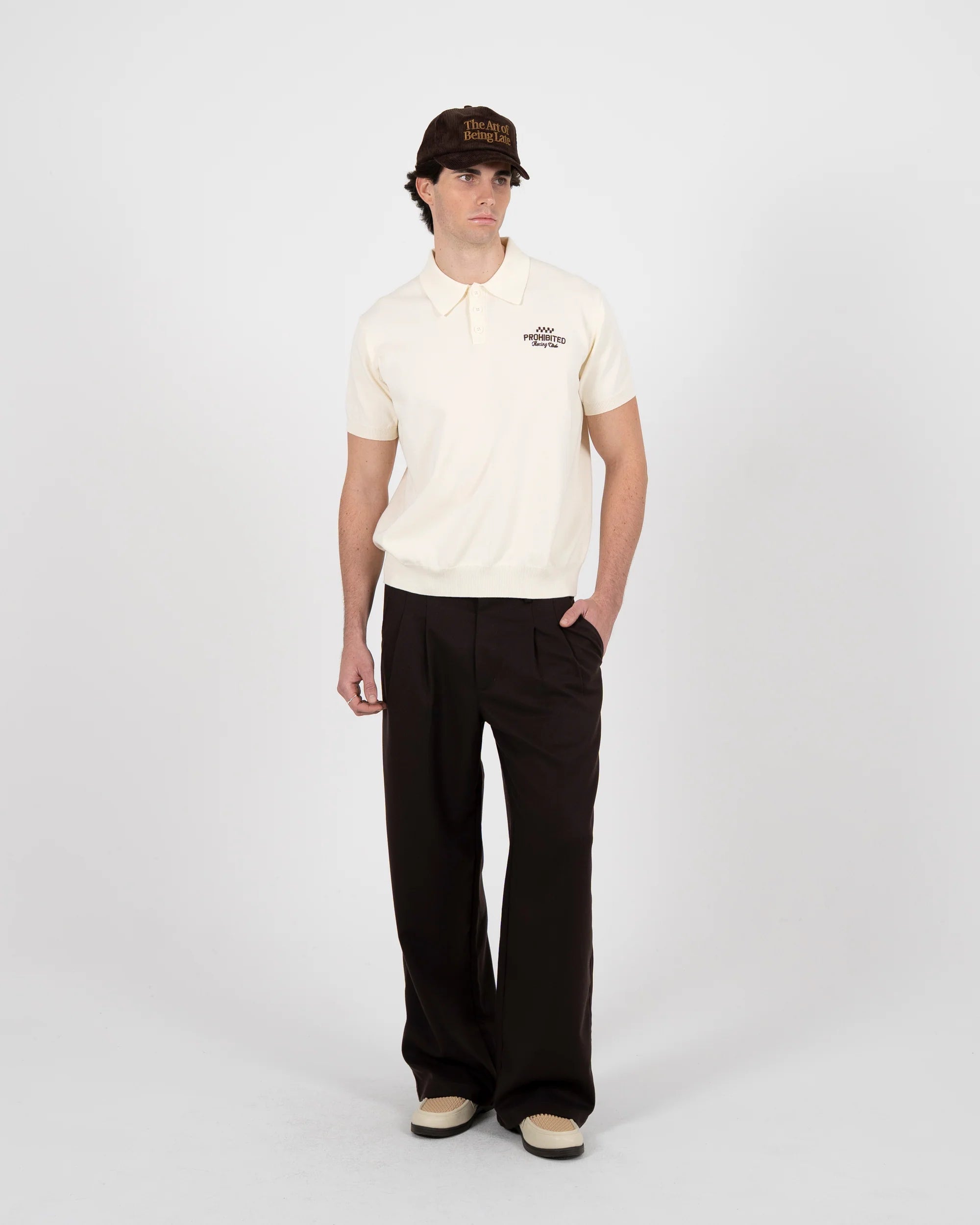 PROHIBITED - Speedtrap Polo Off-White