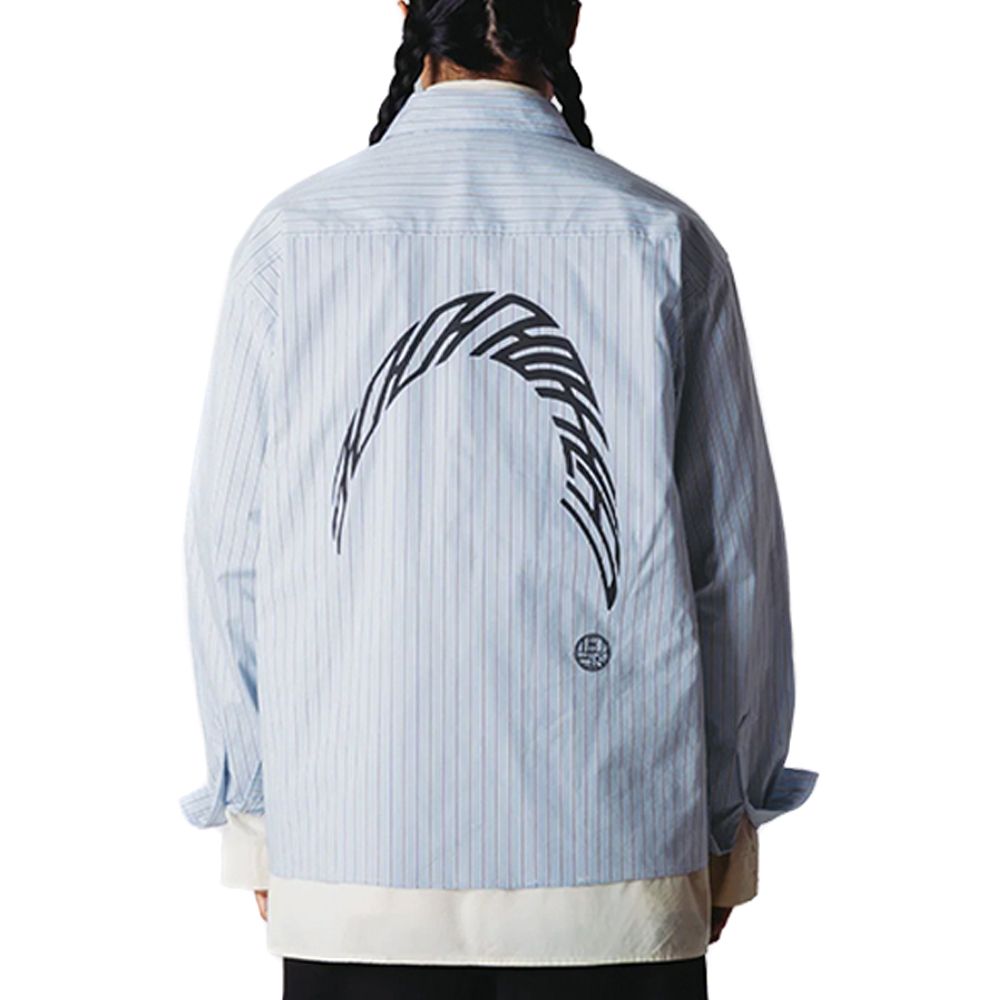 WOODBIRD - WBBUZO WARP STRIPED LOOSE SHIRT MEN WOODBIRD