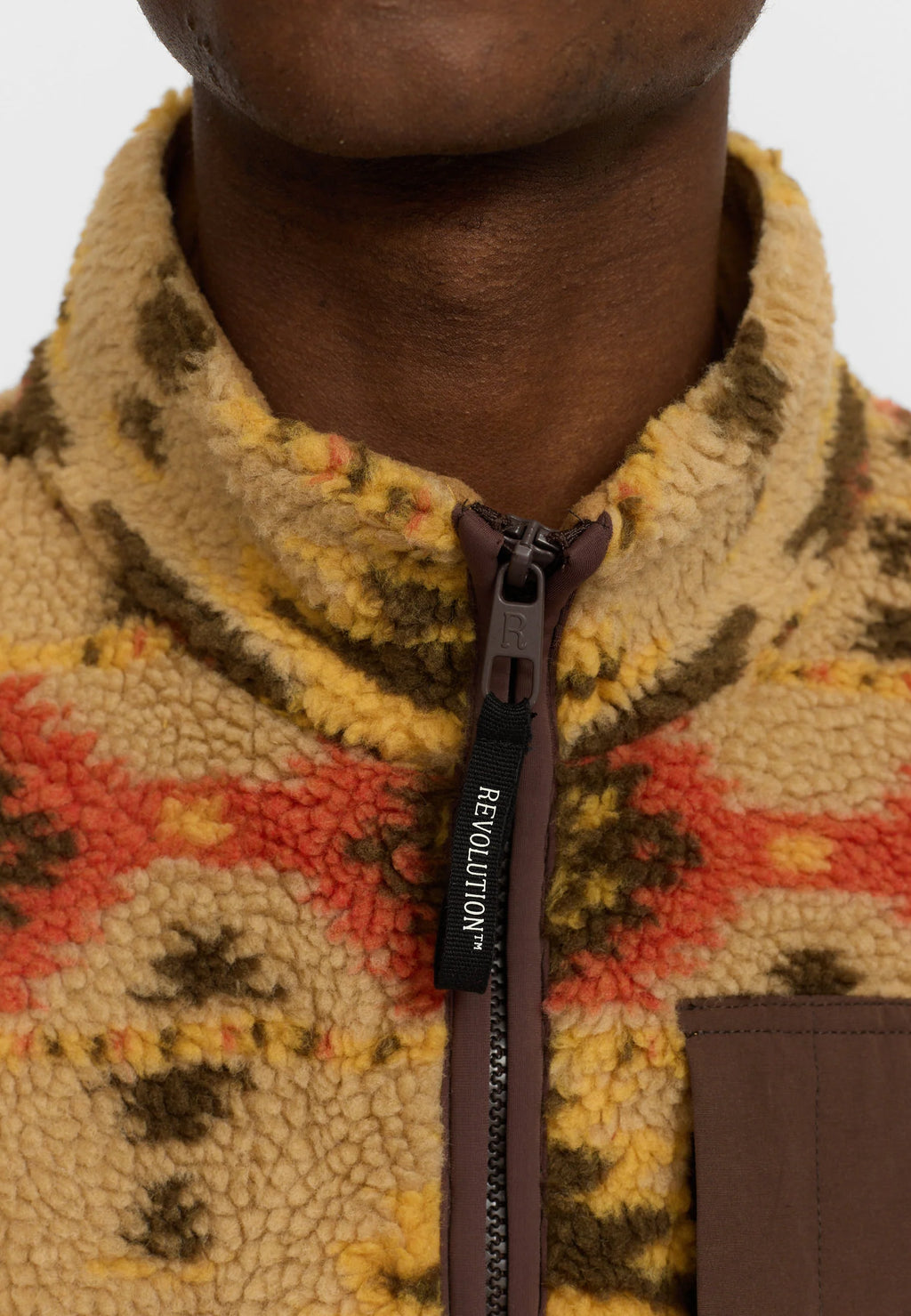 REVOLUTION - Printed Teddy Jacket 7020
