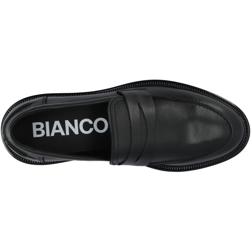 WHITE - BIAADDA Penny Loafer Smooth Leather
