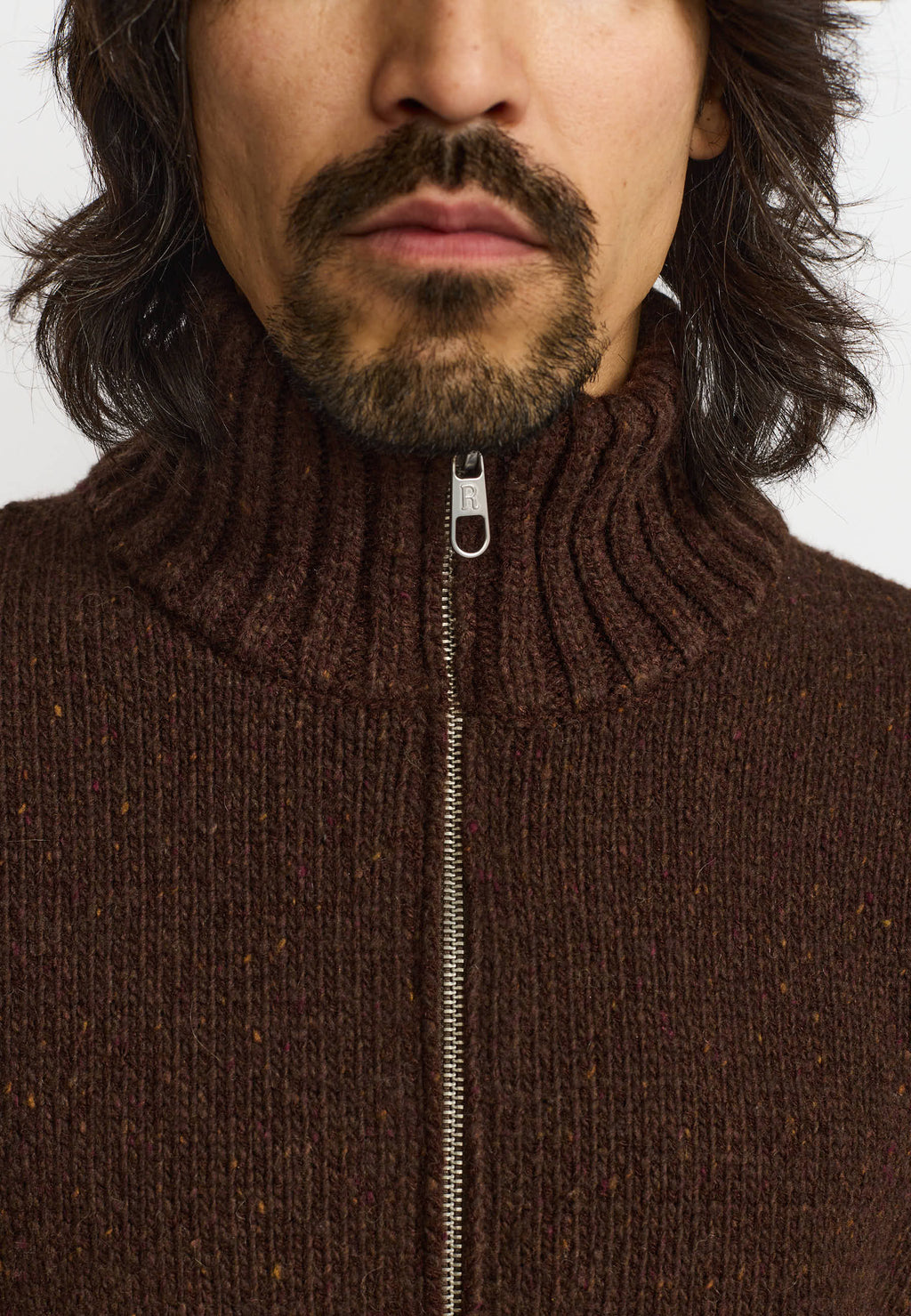 REVOLUTION - Half-zip Knit