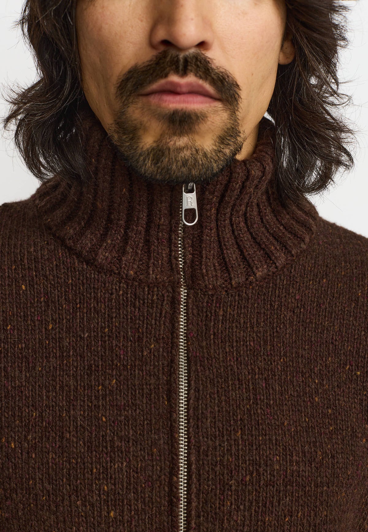 REVOLUTION - Half-zip Knit