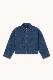TINY COTTONS - ANIMAL PRINT CROPPED JACKET