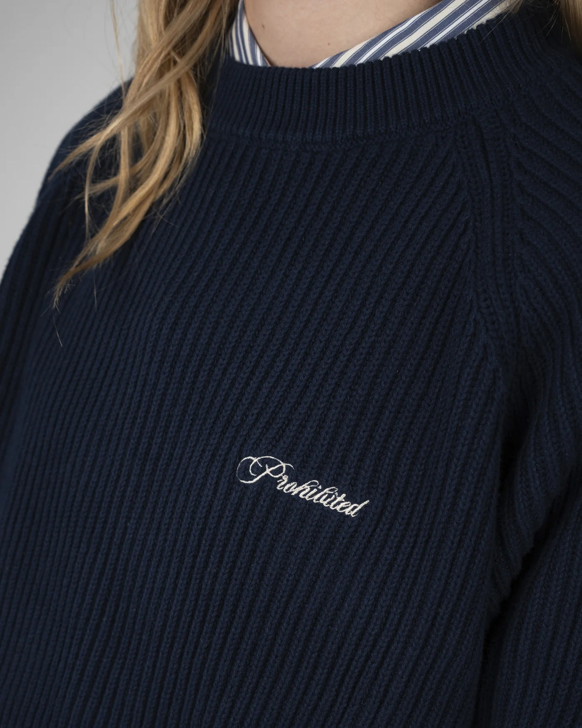 PROHIBITED - Campus Knit Sweater