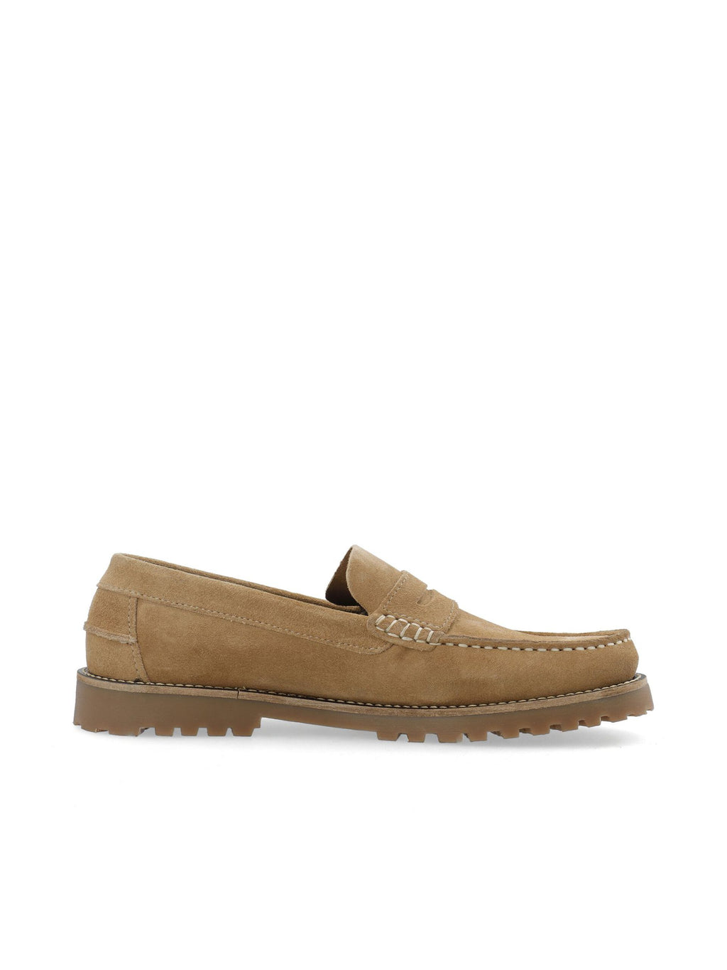WHITE - BIAGREG Penny Loafer Suede