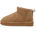 WHITE - BIASNOW Flatform Ankle Boot Suede