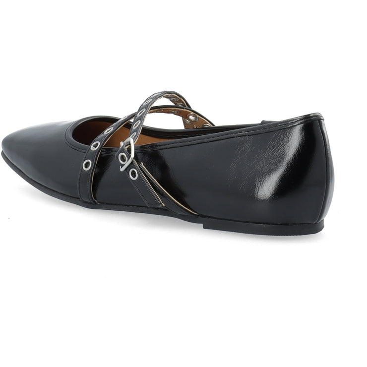 BIANCO - BIAROSE Karré Cross Mary Jane Faux Leather