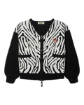 WOODBIRD - WBOni Zebra Zip Cardigan