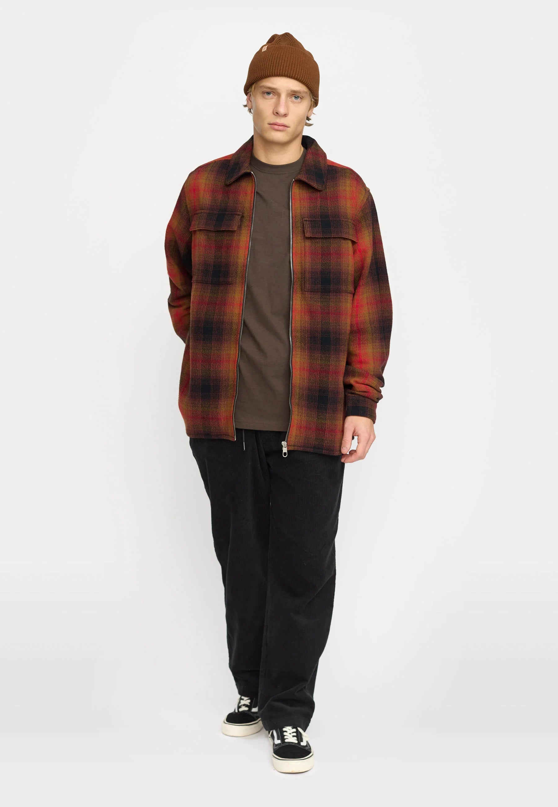 REVOLUTION - Overshirt w. Zipper 3209