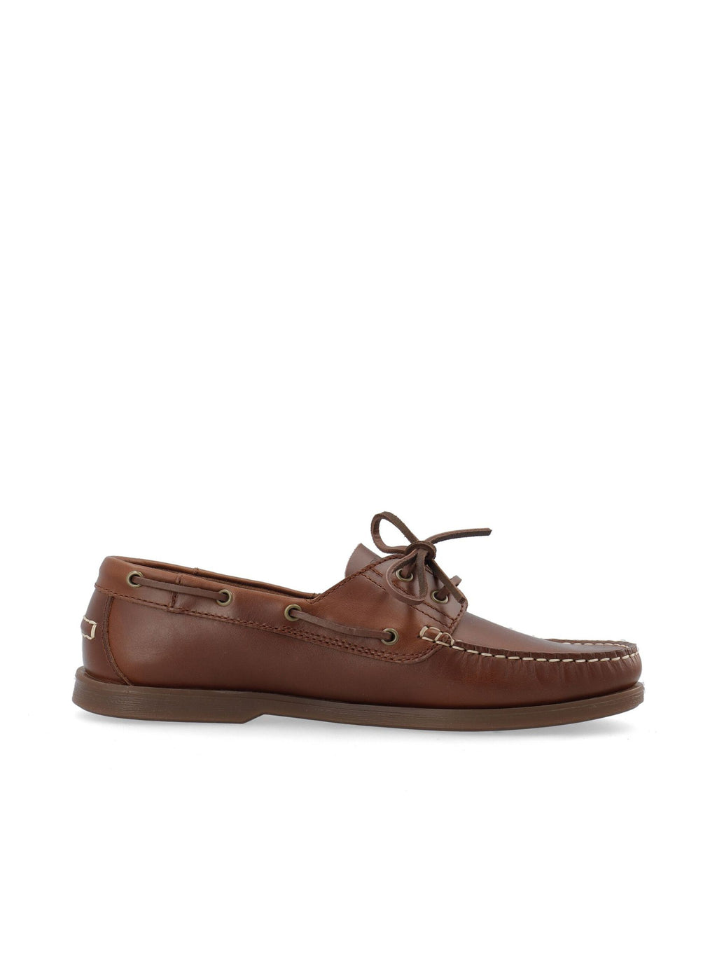 WHITE - BIAIBIZA Boat Shoe Pull Up Leather