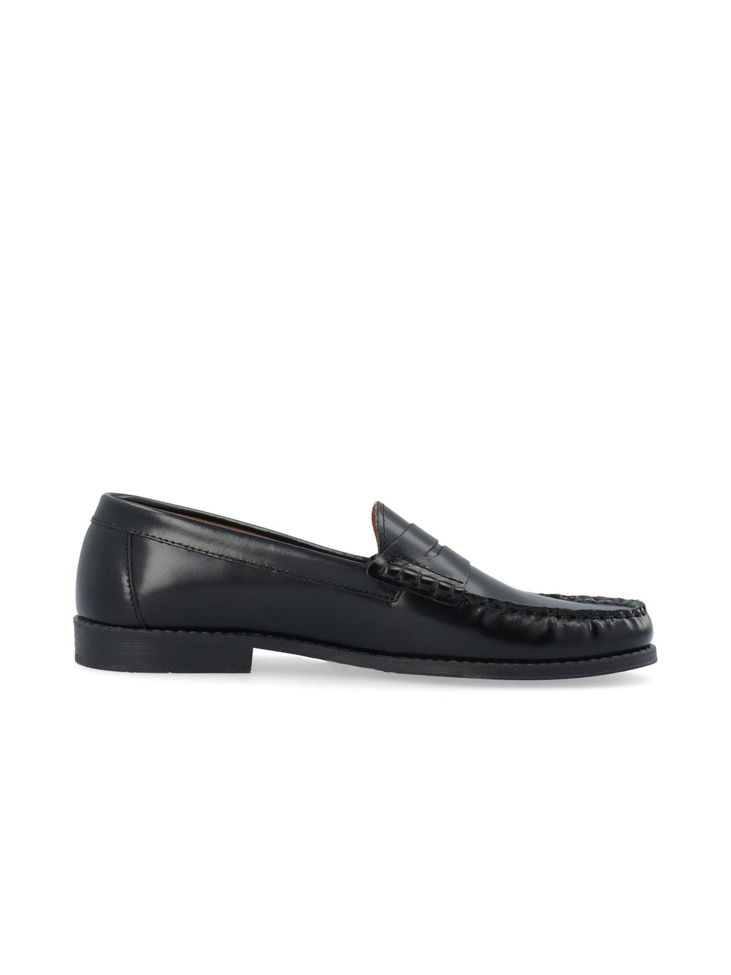 WHITE - BIAPOP polished penny loafer
