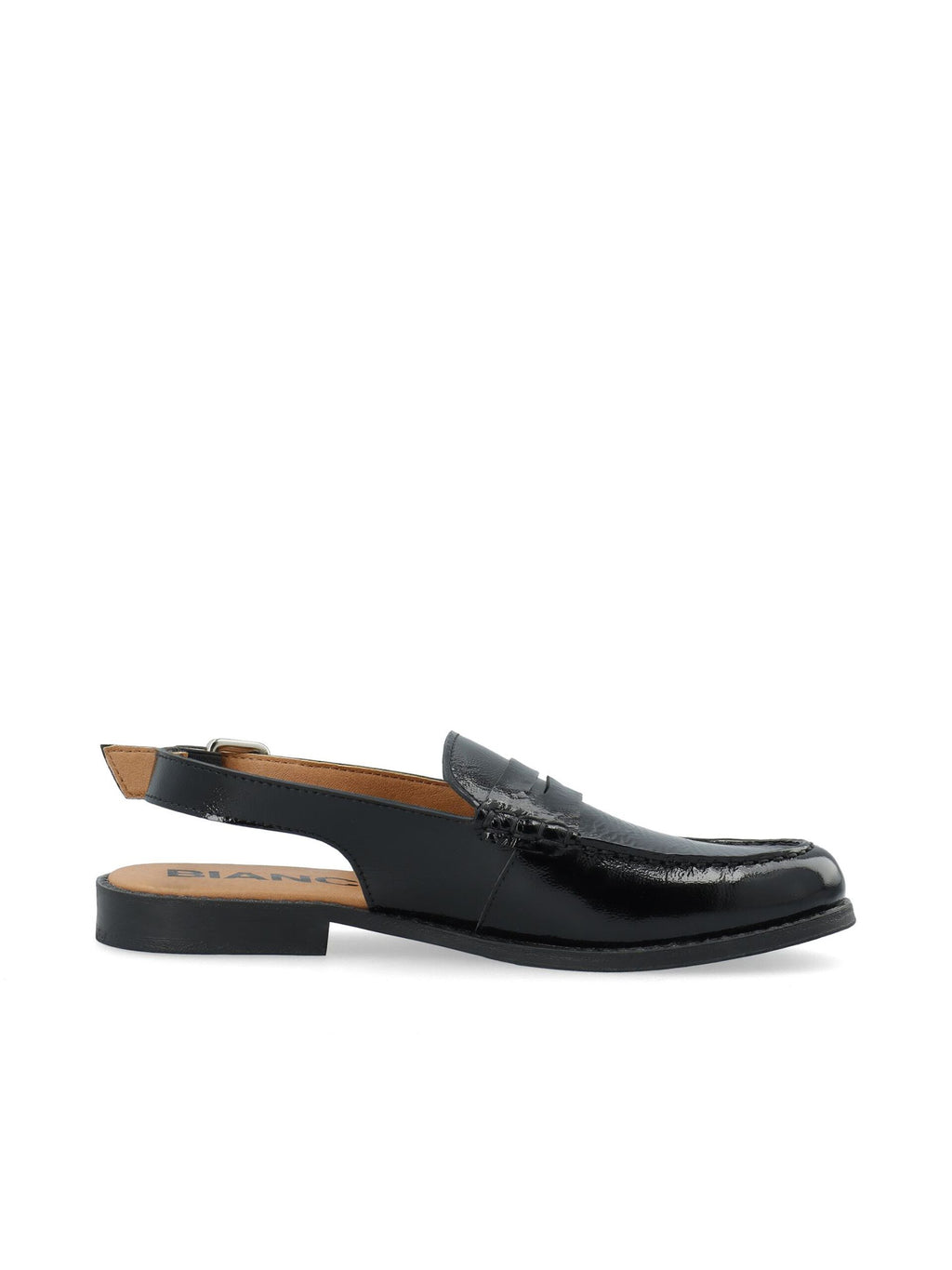 WHITE - BIAPOP LEATHER LOAFERS