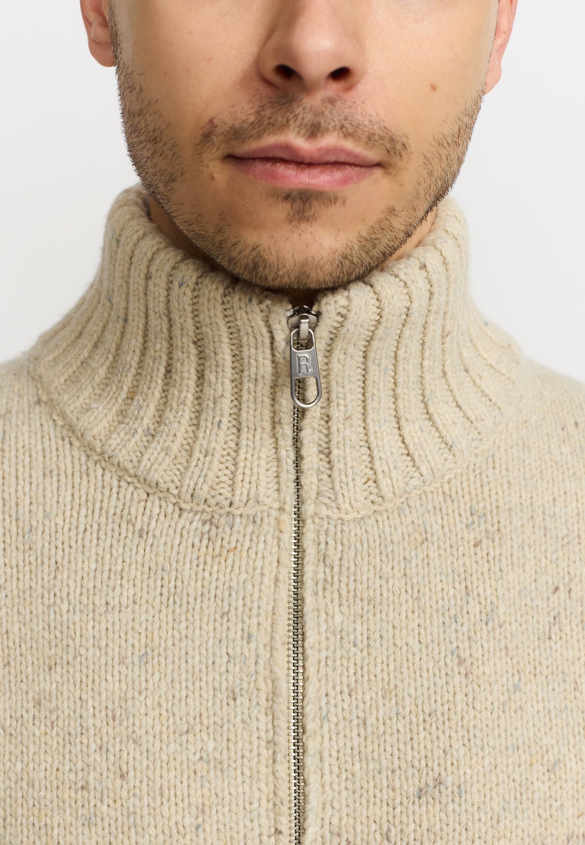 REVOLUTION - Half-zip Knit