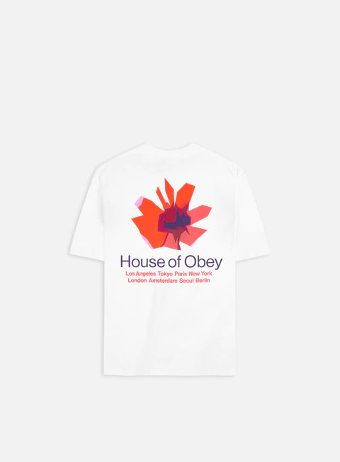 OBEY - HOUSE OF OBEY FLORAL CLASSIC TEE
