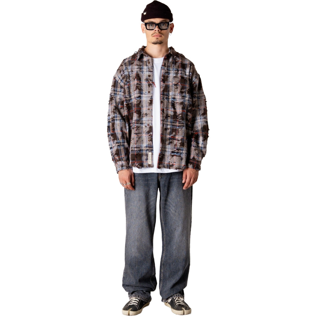 WOODBIRD - young ripped shirt