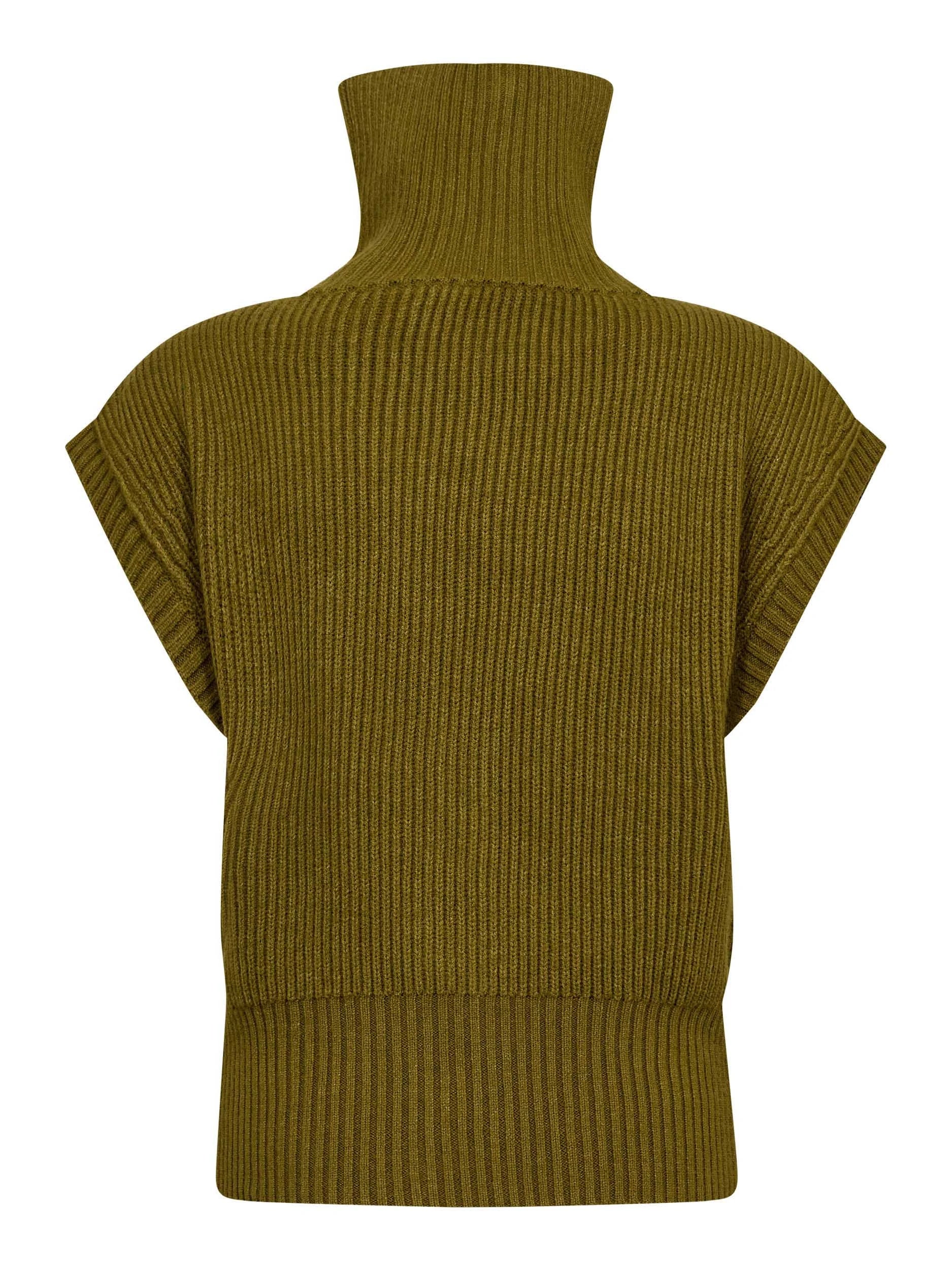 CO' COUTURE - Rowcc Zip Knit Vest