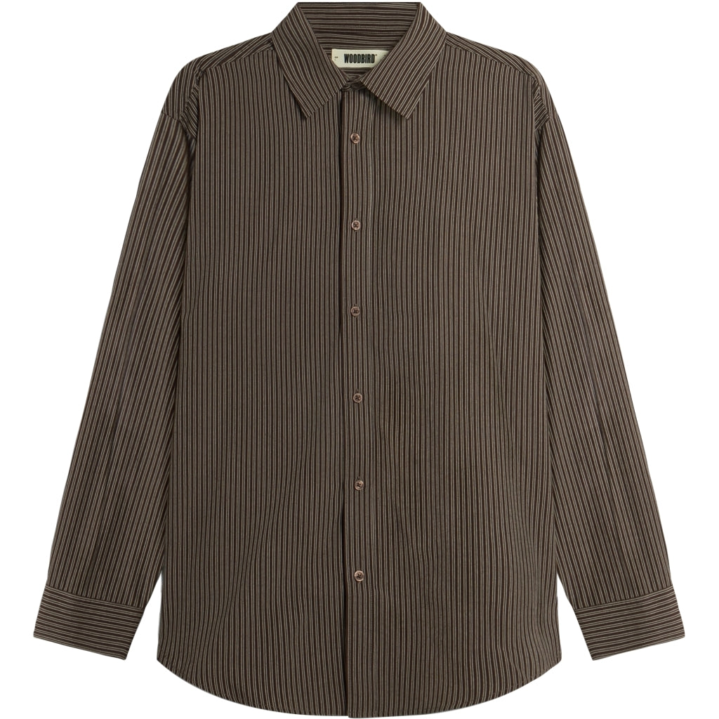 WOODBIRD - young stripe shirt