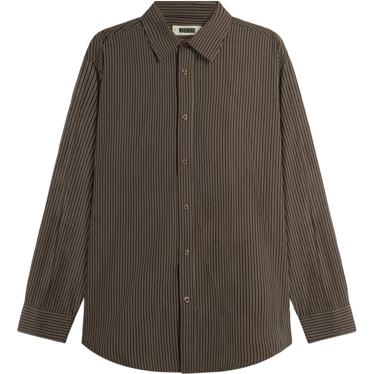 WOODBIRD - jong stripe shirt