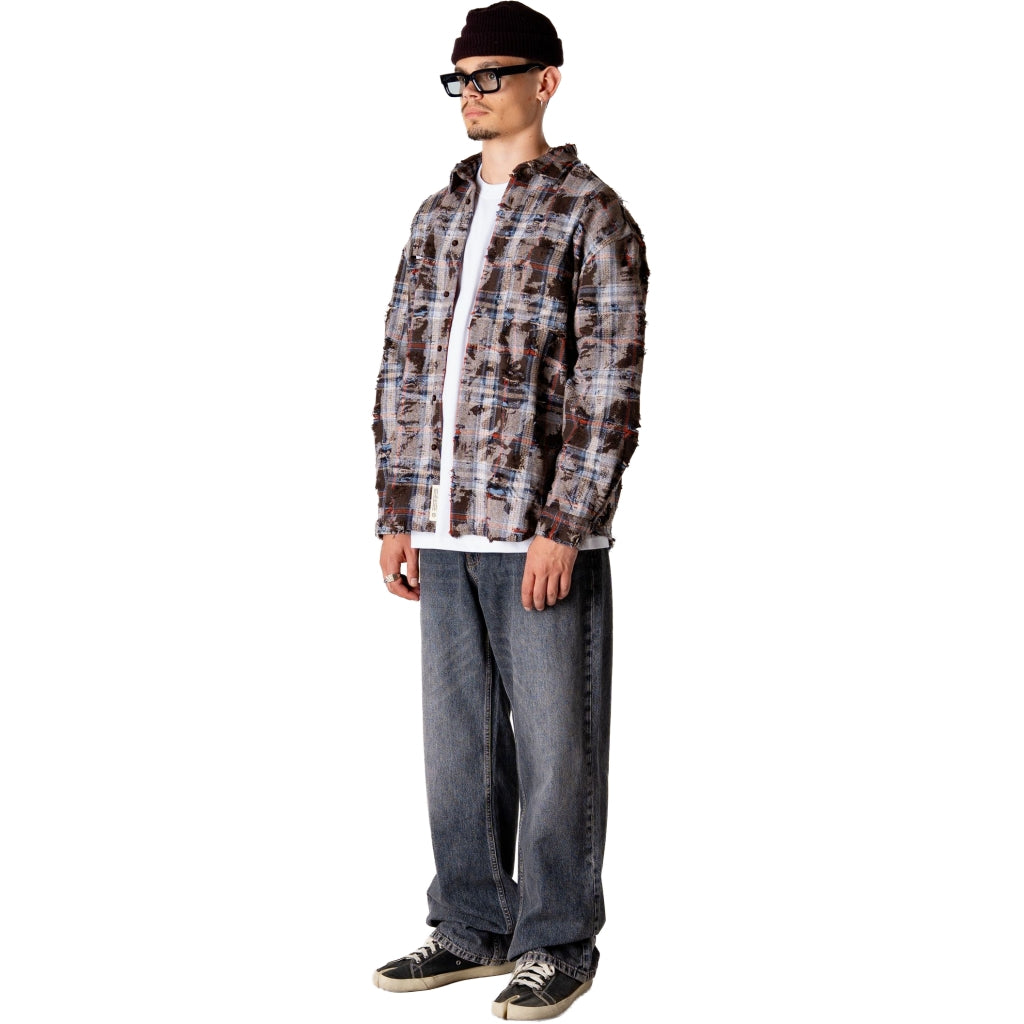 WOODBIRD - young ripped shirt